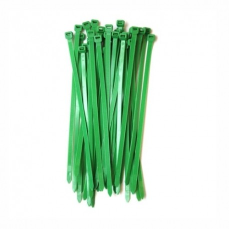 Bridas de Nylon verde 4.8x300mm (100ud POR BOLSA)