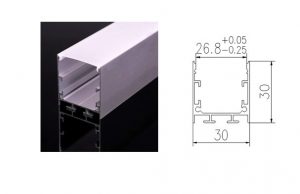 Perfil para tira led 220 voltios 3030 ancho 2 metros